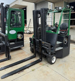 2020 COMBILIFT CB6000 6000 LB LP GAS FORKLIFT CUSHION 86/195" 3 STAGE MAST SIDE SHIFTING FORK POSITIONER 8218 HOURS STOCK # BF9449529-NCB