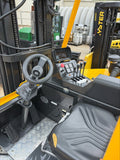 2018 COMBILIFT CB6000 6000 LB LP GAS FORKLIFT CUSHION 86/195" 3 STAGE MAST SIDE SHIFTING FORK POSITIONER 4058 HOURS STOCK # BF9479549-NCB