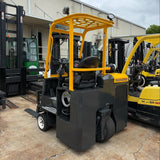 2018 COMBILIFT CB6000 6000 LB LP GAS FORKLIFT CUSHION 86/195" 3 STAGE MAST SIDE SHIFTING FORK POSITIONER 4058 HOURS STOCK # BF9479549-NCB