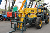 2017 GEHL RS10-55 10000 LB DIESEL TELESCOPIC FORKLIFT TELEHANDLER PNEUMATIC 1671 HOURS STOCK # BF9649579-NLE - United Lift LLC
