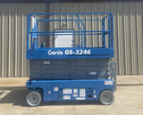 2007 GENIE GS3246 SCISSOR LIFT 32' REACH 24 VOLT ELECTRIC SMOOTH CUSHION TIRES 670 HOURS STOCK # BF999879-ARB - United Lift LLC