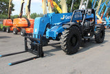 2017 GENIE GTH844 8000 LB DIESEL TELESCOPIC FORKLIFT TELEHANDLER PNEUMATIC 4WD AUXILIARY HYDRAULICS 2195 HOURS STOCK # BF9598129-NLE - United Lift LLC