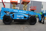 2017 GENIE GTH844 8000 LB DIESEL TELESCOPIC FORKLIFT TELEHANDLER PNEUMATIC 4WD AUXILIARY HYDRAULICS 2650 HOURS STOCK # BF9598179-NLE - United Lift LLC