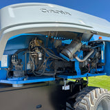 2014 GENIE S85 TELESCOPIC STRAIGHT BOOM LIFT AERIAL LIFT WITH JIB ARM 85' REACH DIESEL 4WD 2506 HOURS STOCK # BF9499539-WIB - United Lift LLC