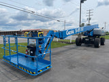 2022 GENIE S85XC TELESCOPIC STRAIGHT BOOM LIFT AERIAL LIFT WITH JIB ARM 85' REACH DIESEL 4WD 12 HOURS STOCK # BF91749879-PAB - United Lift Equipment LLC