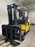 2022 HOIST F300 30000 LB LP GAS FORKLIFT CUSHION 103/110" SIMPLEX MAST SIDE SHIFTING FORK POSITIONER 222 HOURS STOCK # BF92158729-NTOH - United Lift LLC