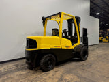 2015 HYSTER H110FT 11000 LB DIESEL FORKLIFT DUAL DRIVE PNEUMATIC 94/185" 3 STAGE MAST SIDE SHIFTER 2754 HOURS STOCK # BF9158829-ILE