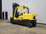 2022 HYSTER S200FT 20000 LB DIESEL FORKLIFT CUSHION 115/126" 2 STAGE MAST FORK POSITIONER 1158 HOURS STOCK # BF9427529-ILE