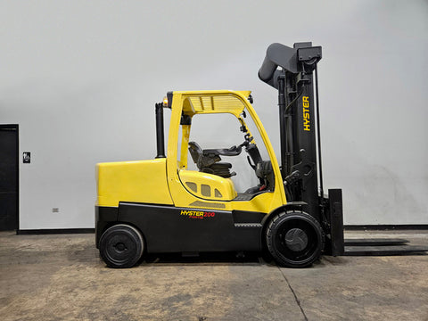 2022 HYSTER S200FT 20000 LB DIESEL FORKLIFT CUSHION 115/126" 2 STAGE MAST FORK POSITIONER 1158 HOURS STOCK # BF9427529-ILE