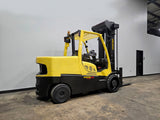 2022 HYSTER S200FT 20000 LB DIESEL FORKLIFT CUSHION 115/126" 2 STAGE MAST FORK POSITIONER 1158 HOURS STOCK # BF9427529-ILE