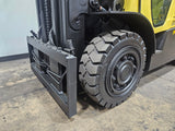 2021 HYSTER H80FT 8000 LB DIESEL FORKLIFT PNEUMATIC 84/174" 3 STAGE MAST SIDE SHIFTER ENCLOSED CAB 1454 HOURS STOCK # BF9218169-ILE