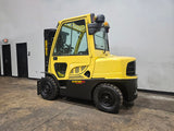 2021 HYSTER H80FT 8000 LB DIESEL FORKLIFT PNEUMATIC 84/174" 3 STAGE MAST SIDE SHIFTER ENCLOSED CAB 1454 HOURS STOCK # BF9218169-ILE