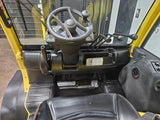 2018 HYSTER H80FT 8000 LB DiESEL FORKLIFT DUAL DRIVE PNEUMATIC 98/143" 2 STAGE MAST SIDE SHIFTER ENCLOSED CAB STOCK # BF9149629-ILE