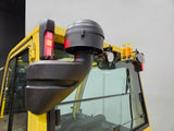 2021 HYSTER H80FT 8000 LB DIESEL FORKLIFT PNEUMATIC 84/174" 3 STAGE MAST SIDE SHIFTER ENCLOSED CAB 1454 HOURS STOCK # BF9218169-ILE