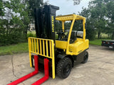 2018 HYSTER H80FT 8000 LB LP GAS FORKLIFT PNEUMATIC 94/194" 3 STAGE MAST SIDE SHIFTER 354 HOURS STOCK # BF9295129-TXB