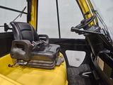 2018 HYSTER H80FT 8000 LB DiESEL FORKLIFT DUAL DRIVE PNEUMATIC 98/143" 2 STAGE MAST SIDE SHIFTER ENCLOSED CAB STOCK # BF9149629-ILE