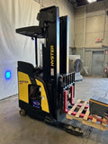 2023 HYSTER N45ZR3-16 4500 LB ELECTRIC REACH FORKLIFT 110/250 3 STAGE MAST SIDE SHIFTER 4 HOURS STOCK # BF9239579-NCB - United Lift LLC