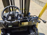 2019 HYSTER S155FT 15500 LB LP GAS FORKLIFT CUSHION 107/133" 2 STAGE MAST SIDE SHIFTING FORK POSITIONER 3300 HOURS STOCK # BF9345129-RIL