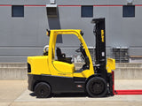 2019 HYSTER S155FT 15500 LB LP GAS FORKLIFT CUSHION 107/133" 2 STAGE MAST SIDE SHIFTING FORK POSITIONER 3300 HOURS STOCK # BF9345129-RIL