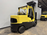 2021 HYSTER S200FT 20000 LB LP GAS FORKLIFT CUSHION 125/142" 2 STAGE MAST SIDE SHIFTER 1141 HOURS STOCK # BF9589249-ILE