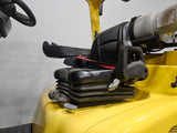 2022 HYSTER S80FT-BCS 8000 LB LP GAS FORKLIFT SMOOTH CUSHION 98/213" 3 STAGE MAST SIDE SHIFTING FORK POSITIONER 987 HOURS STOCK # BF994359-ILE