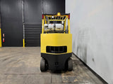 2022 HYSTER S80FT-BCS 8000 LB LP GAS FORKLIFT SMOOTH CUSHION 98/213" 3 STAGE MAST SIDE SHIFTING FORK POSITIONER 987 HOURS STOCK # BF994359-ILE