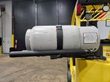 2022 HYSTER S80FT-BCS 8000 LB LP GAS FORKLIFT SMOOTH CUSHION 98/213" 3 STAGE MAST SIDE SHIFTING FORK POSITIONER 987 HOURS STOCK # BF994359-ILE