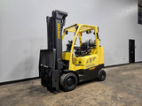 2022 HYSTER S80FT-BCS 8000 LB LP GAS FORKLIFT SMOOTH CUSHION 98/213" 3 STAGE MAST SIDE SHIFTING FORK POSITIONER 987 HOURS STOCK # BF994359-ILE
