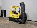2022 HYSTER S80FT-BCS 8000 LB LP GAS FORKLIFT SMOOTH CUSHION 98/213" 3 STAGE MAST SIDE SHIFTING FORK POSITIONER 987 HOURS STOCK # BF994359-ILE