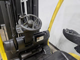 2022 HYSTER S80FT-BCS 8000 LB LP GAS FORKLIFT SMOOTH CUSHION 98/213" 3 STAGE MAST SIDE SHIFTING FORK POSITIONER 987 HOURS STOCK # BF994359-ILE