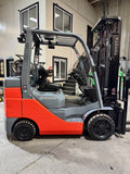 2022 TOYOTA 8FGCU30 6000 LB LP GAS FORKLIFT CUSHION 92/198" 3 STAGE MAST SIDE SHIFTER 728 HOURS STOCK # BF9128349-BUF