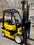 2024 YALE GLC060VX 6000 LB LP GAS FORKLIFT CUSHION 97/211" 3 STAGE MAST SIDE SHIFTER 612 HOURS STOCK # BF9117549-BUF