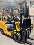 2021 CATERPILLAR/MITSUBISHI FGC30N 6000 LB LP GAS FORKLIFT CUSHION 83/186" 3 STAGE MAST SIDE SHIFTING FORK POSITIONER 697 HOURS STOCK # BF9119489-BUF