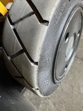 2021 CATERPILLAR/MITSUBISHI FGC30N 6000 LB LP GAS FORKLIFT CUSHION 83/186" 3 STAGE MAST SIDE SHIFTING FORK POSITIONER 697 HOURS STOCK # BF9119489-BUF