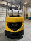 2021 CATERPILLAR/MITSUBISHI FGC30N 6000 LB LP GAS FORKLIFT CUSHION 83/186" 3 STAGE MAST SIDE SHIFTING FORK POSITIONER 697 HOURS STOCK # BF9119489-BUF