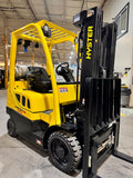 2022 HYSTER S50FT 5000 LB LP GAS FORKLIFT TREADED CUSHION 84/189" 3 STAGE MAST SIDE SHIFTING FORK POSITIONER 919 HOURS STOCK # BF9108629-BUF