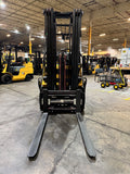 2023 CATERPILLAR/MITSUBISHI FGC25N 5000 LB LP GAS FORKLIFT CUSHION 83/187" 3 STAGE MAST SIDE SHIFTING FORK POSITIONER PLUMBED 4 WAYS TO CARRIAGE 888 HOURS STOCK # BF9115529-BUF