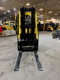 2022 HYSTER S50FT 5000 LB LP GAS FORKLIFT TREADED CUSHION 84/189" 3 STAGE MAST SIDE SHIFTING FORK POSITIONER 919 HOURS STOCK # BF9108629-BUF