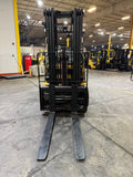 2023 CATERPILLAR/MITSUBISHI FGC30N 6000 LB LP GAS FORKLIFT CUSHION 83/186" 3 STAGE MAST 972 HOURS SIDE SHIFTING FORK POSITIONER STOCK # BF9125339-BUF