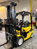 2024 YALE GLC060VX 6000 LB LP GAS FORKLIFT CUSHION 97/211" 3 STAGE MAST SIDE SHIFTER 612 HOURS STOCK # BF9117549-BUF