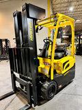 2021 HYSTER J30XNT 3000 LB 36V ELECTRIC FORKLIFT CUSHION 83/241" QUAD MAST SIDE SHIFTER 932 HOURS STOCK # BF998729-BUF