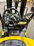 2024 YALE GLC060VX 6000 LB LP GAS FORKLIFT CUSHION 97/211" 3 STAGE MAST SIDE SHIFTER 612 HOURS STOCK # BF9117549-BUF