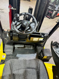 2019 YALE GLC080VXN 8000 LB LP GAS FORKLIFT CUSHION 95/206" 3 STAGE MAST SIDE SHIFTER 1214 HOURS STOCK # BF9138899-BUF