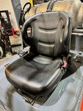 2019 TOYOTA 8FGCU30 6000 LB LP GAS FORKLIFT CUSHION 86/187" 3 STAGE MAST SIDE SHIFTING FORK POSITIONER plumbed 4 ways to carriage 1154 HOURS STOCK # BF997589-BUF