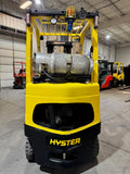 2022 HYSTER S50FT 5000 LB LP GAS FORKLIFT TREADED CUSHION 84/189" 3 STAGE MAST SIDE SHIFTING FORK POSITIONER 919 HOURS STOCK # BF9108629-BUF