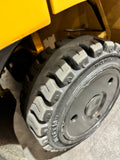 2023 CATERPILLAR/MITSUBISHI FGC25N 5000 LB LP GAS FORKLIFT CUSHION 83/187" 3 STAGE MAST SIDE SHIFTING FORK POSITIONER PLUMBED 4 WAYS TO CARRIAGE 888 HOURS STOCK # BF9115529-BUF