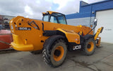 2021 JCB 508-66TC 8000 LB DIESEL TELESCOPIC FORKLIFT TELEHANDLER PNEUMATIC 4WD ENCLOSED CAB 1006 HOURS STOCK # BF91369179-HLOH - United Lift LLC