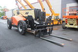 2019 JLG 1255 12000 LB DIESEL TELESCOPIC FORKLIFT TELEHANDLER FOAM FILLED TIRES ENCLOSED HEATED CAB WITH A/C OUTRIGGERS 1841 HOURS 4WD STOCK # BF9945719-NLE - United Lift LLC