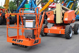 2014 JLG 340AJ ARTICULATING BOOM LIFT AERIAL LIFT WITH JIB ARM 34' REACH KUBOTA DIESEL 4WD SKYPOWER 2100 HOURS STOCK # BF9278559-NLE - United Lift LLC
