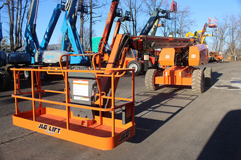 2019 JLG 660SJ TELESCOPIC BOOM LIFT AERIAL LIFT WITH JIB ARM 66' REACH DIESEL 4WD 1489 STOCK # BF9598739-NLE - United Lift LLC
